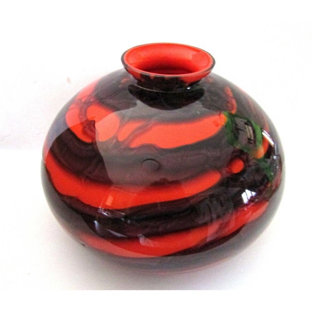 Kralik Art Glass Vase Bohemia Czech Republic circa 1920 Art Nouveau
